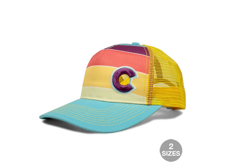 Yo Colorado Lemon Drop Fader Trucker Hat Bentgate Mountaineering