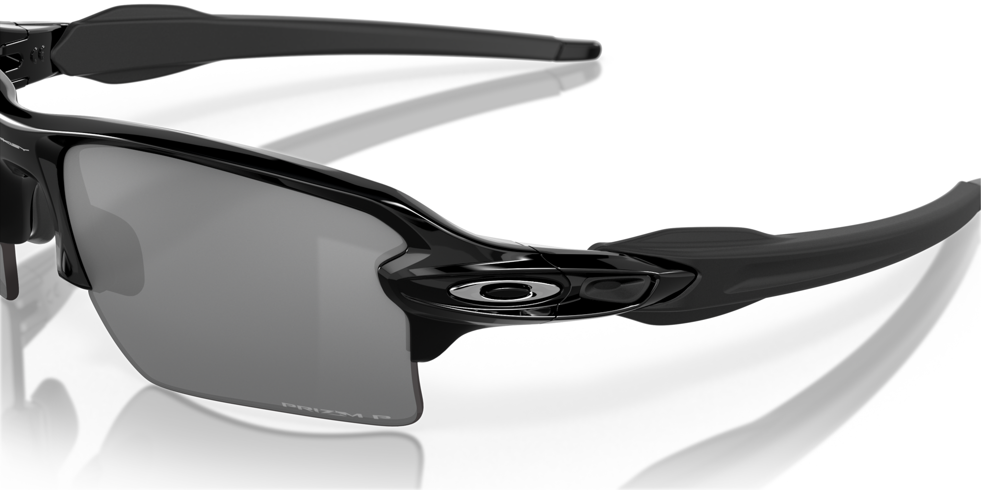 Oakley Flak 2.0 XL Polarized Sunglasses - Polished White/Prizm Black