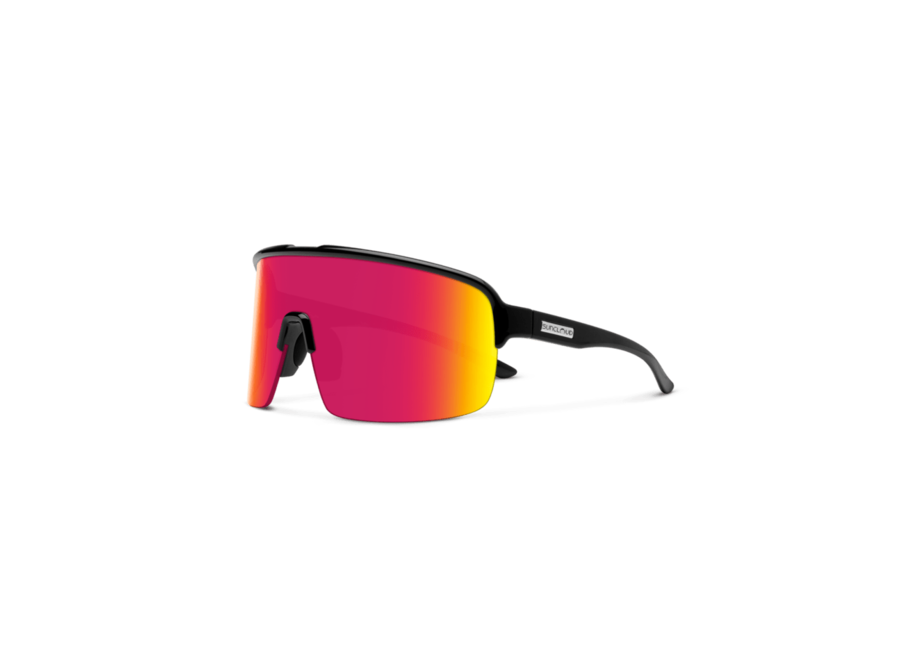 Suncloud Optics Amplify Black Polarized Red Mirror Sunglasses