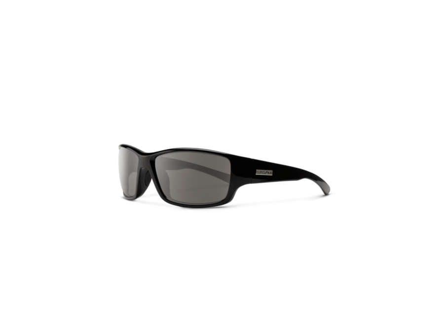 Suncloud Hull Black Polarized Gray Sunglasses