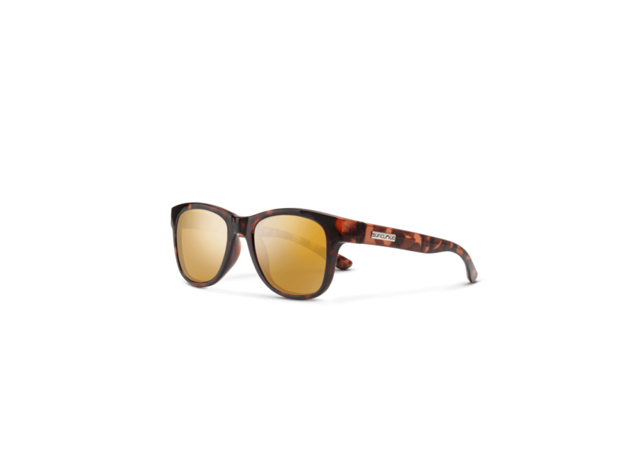 Suncloud Leeway Tortoise Polarized Sienna Mirror Sunglasses