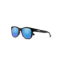 Suncloud Leeway Matte Black Polarized Blue Mirror Sunglasses
