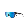 Suncloud Biff Matte Black Polarized Blue Mirror Sunglasses
