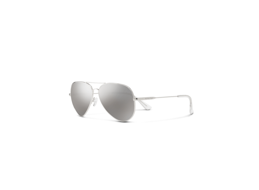Suncloud Hard Deck Silver Polarized Silver Mirror Sunglasses
