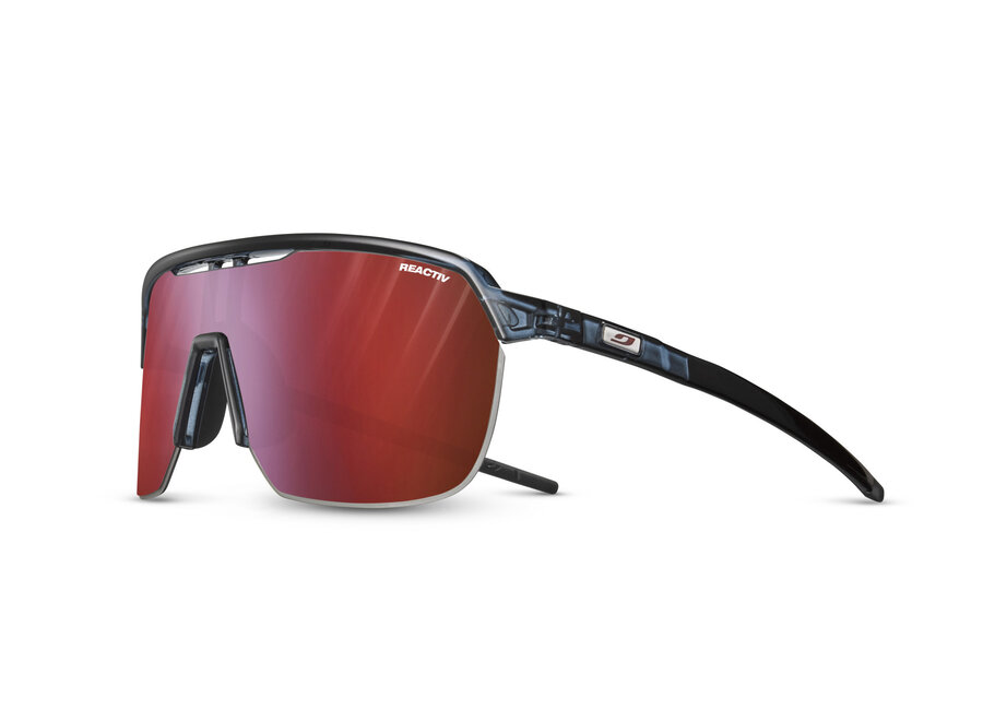 Julbo Frequency Translucent Blue / Black REACTIV 0-3 High Contrast Sunglass