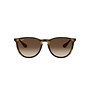 Ray-Ban Erika Rubber Havana Frame Brown Gradient Dark Brown Lens Sunglasses