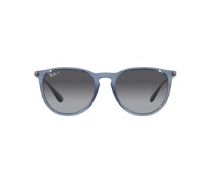 Ray Ban Ray Ban Erika Transparent Blue Frame Grey Gradient Polarized Lens Sunglasses Bentgate Mountaineering