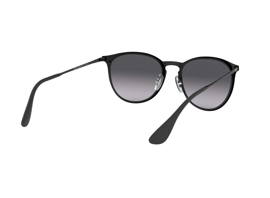 Ray-Ban Erika Metal Black Frame Light Grey Gradient Dark Grey Lens Sunglasses