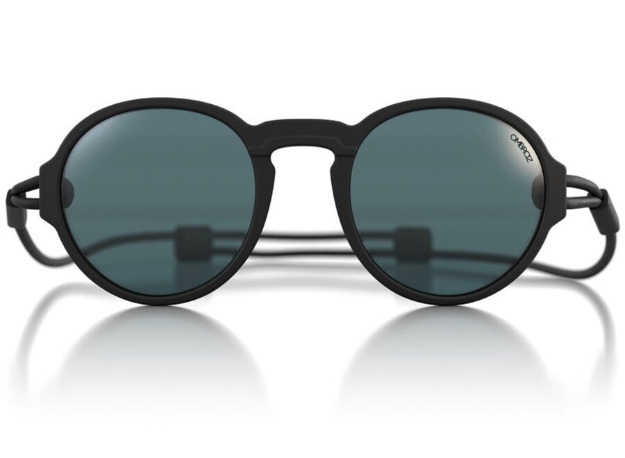 Ombraz Viale Narrow Charcoal Polarized Grey Sunglasses