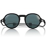 Ombraz Viale Narrow Charcoal Polarized Grey Sunglasses
