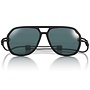 Ombraz Classics Narrow Charcoal Polarized Grey Sunglasses