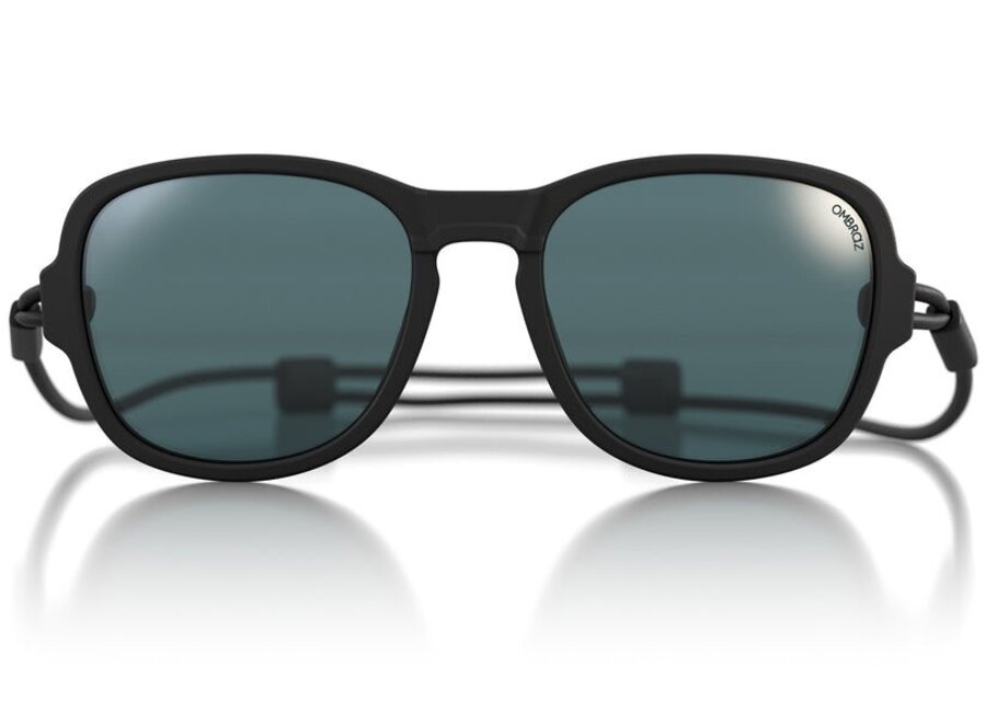 Ombraz Teton Regular Charcoal Polarized Grey Sunglasses