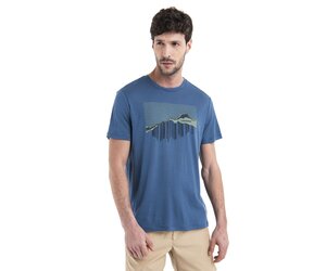 icebreaker メリノブレンドシャツ 26SS L ブルー icebreaker-150-tech-lite-iii-