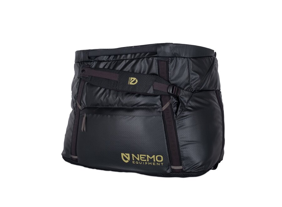 NEMO Equipment Double Haul Convertible Duffel 70L (Black)