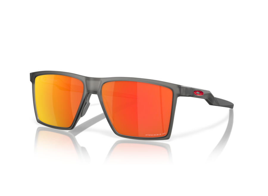 Oakley Futurity Sun Satin Grey Smoke Prizm Ruby Polarized Lens Clearance