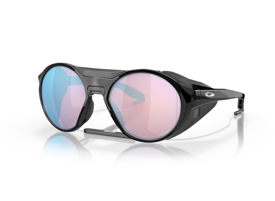 Oakley Clifden Polished Black Frame Prizm Snow Sapphire Lens