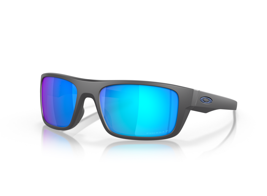 Oakley Drop Point Matte Dark Grey Prizm Sapphire Polarized Lens