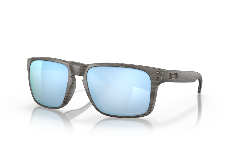 Oakley Holbrook XL Woodgrain Frame Prizm Deep Water Polarized Lens