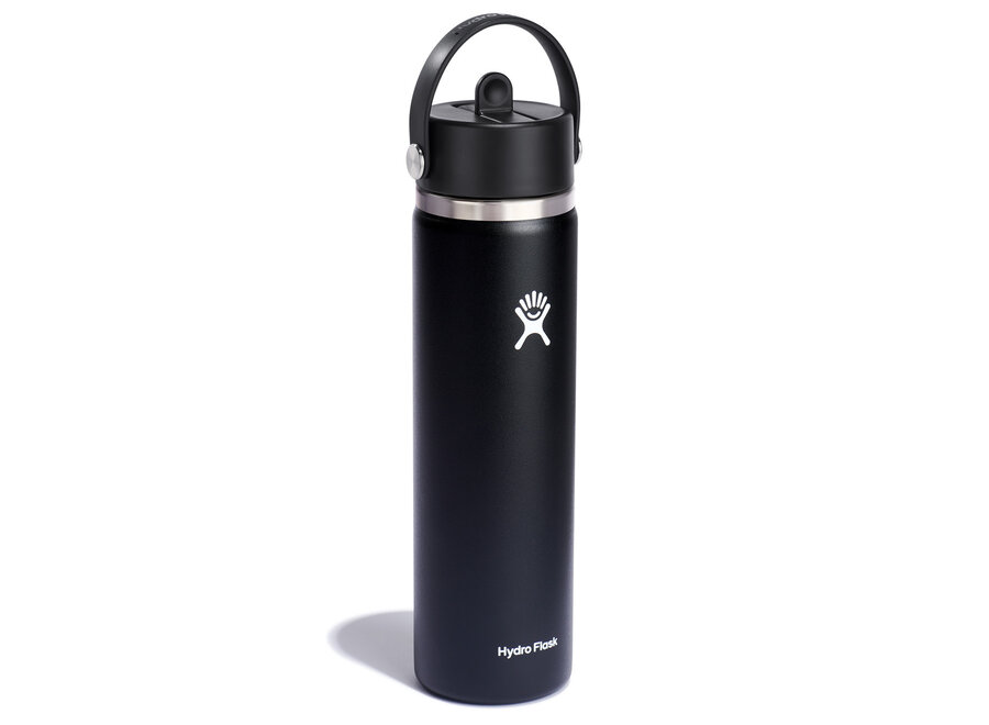 Hydro Flask Wide Mouth Bottle with Flex Straw Cap 24oz Clearance