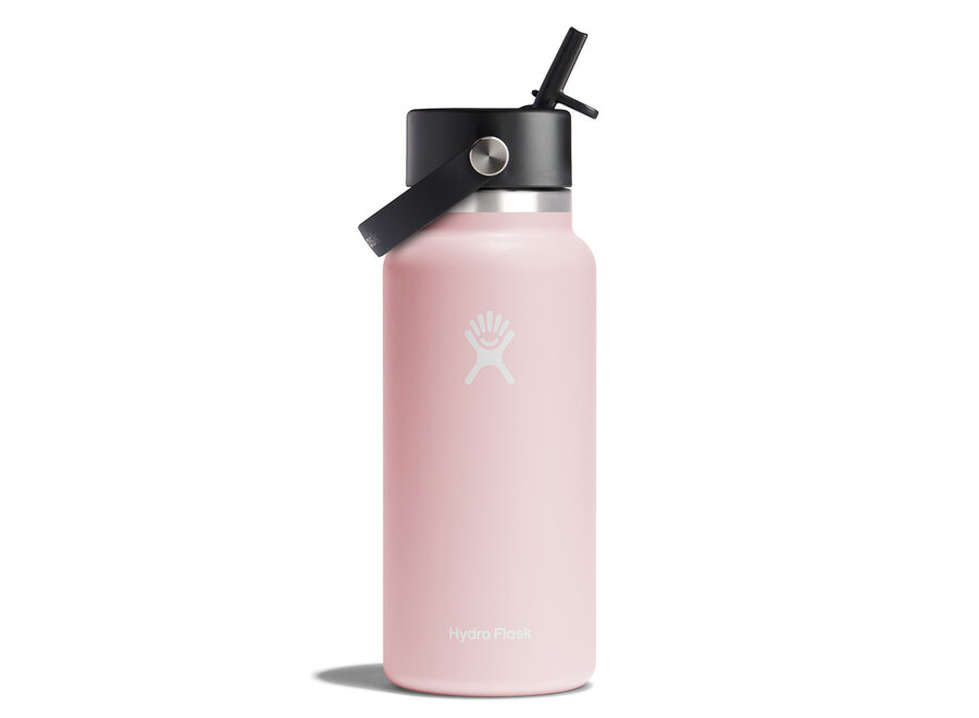 Hydro Flask Wide Mouth Bottle with Flex Straw Cap 32oz