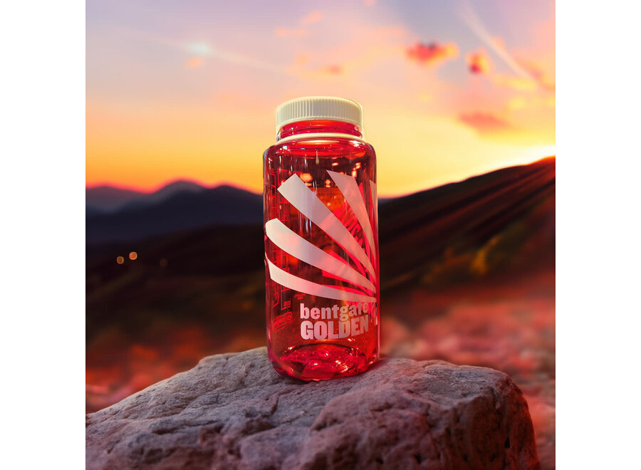 Bentgate 30th Anniversary Nalgene 32oz WM Logo Bottle Sunburst Red/White