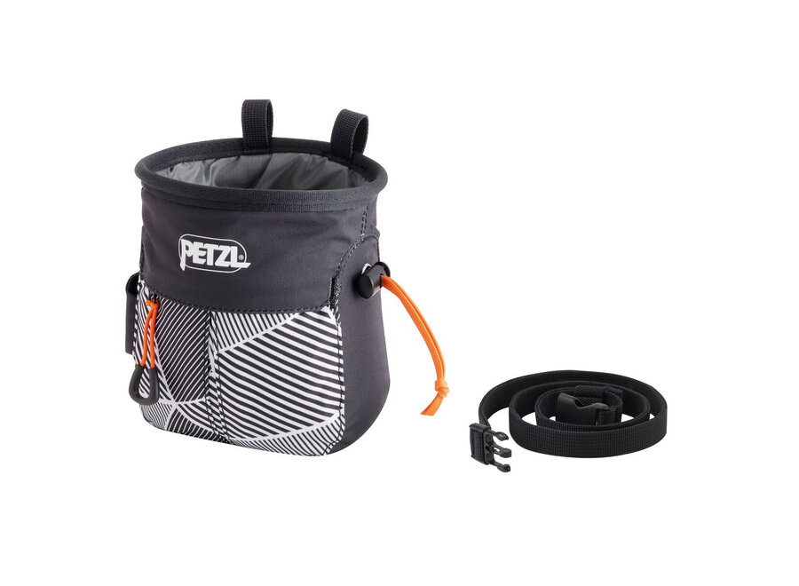 Petzl Sakapoche Chalk Bag Black Dazzle