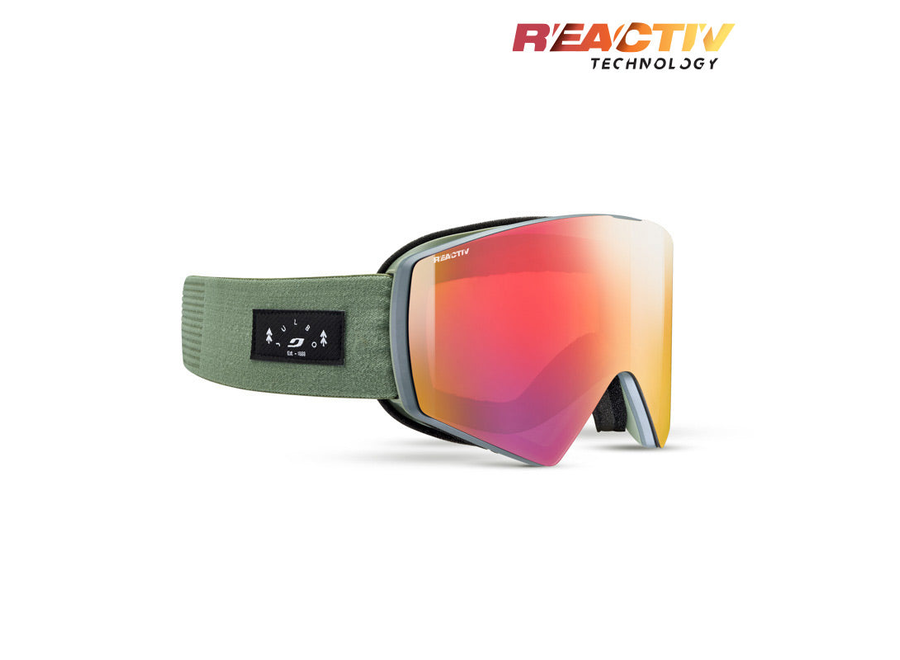 Julbo Razor Edge Goggle Gray / Green REACTIV 1-3 High Contrast