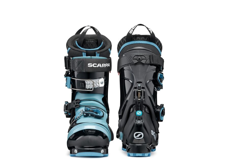 Scarpa Women's TX Pro Telemark Ski Black Polar Blue NEW F24 Model