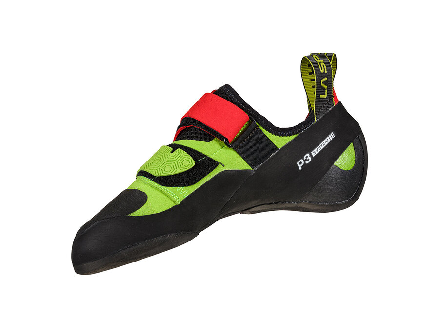 La Sportiva Kubo Rock Climbing Shoe Goji/Neon Clearance