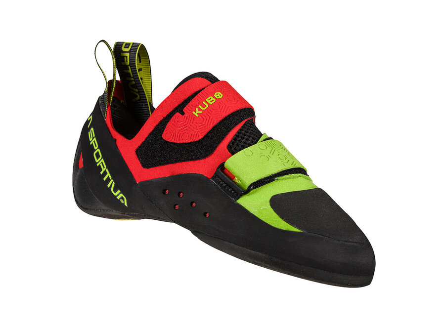 La Sportiva Kubo Rock Climbing Shoe Goji/Neon Clearance