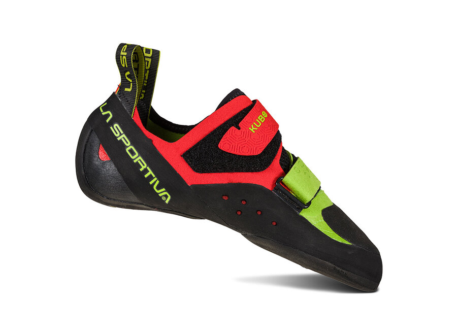 La Sportiva Kubo Rock Climbing Shoe Goji/Neon Clearance