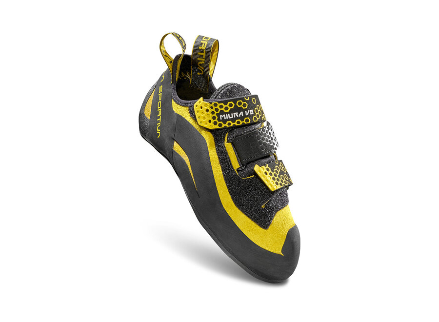 La Sportiva Miura VS Rock Climbing Shoe Black/Yellow Clearance