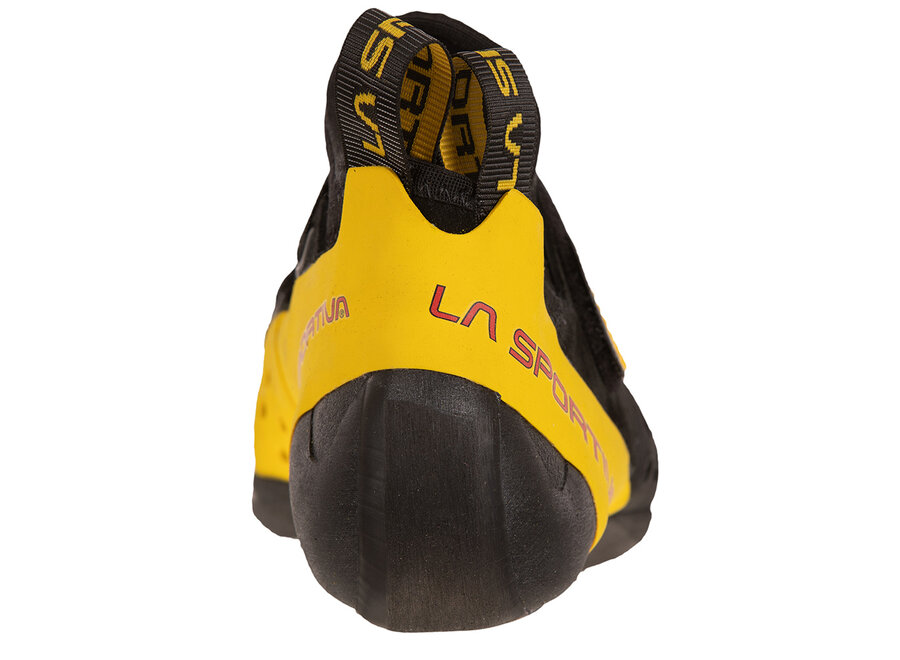 La Sportiva Solution Comp Rock Climbing Shoe Black/Yellow