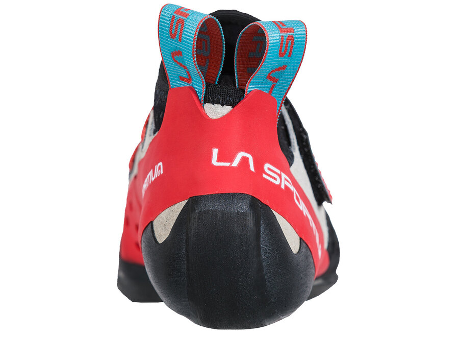 La Sportiva Women's Solution Comp Rock Climbing Shoe Hibiscus/Malibu Blue