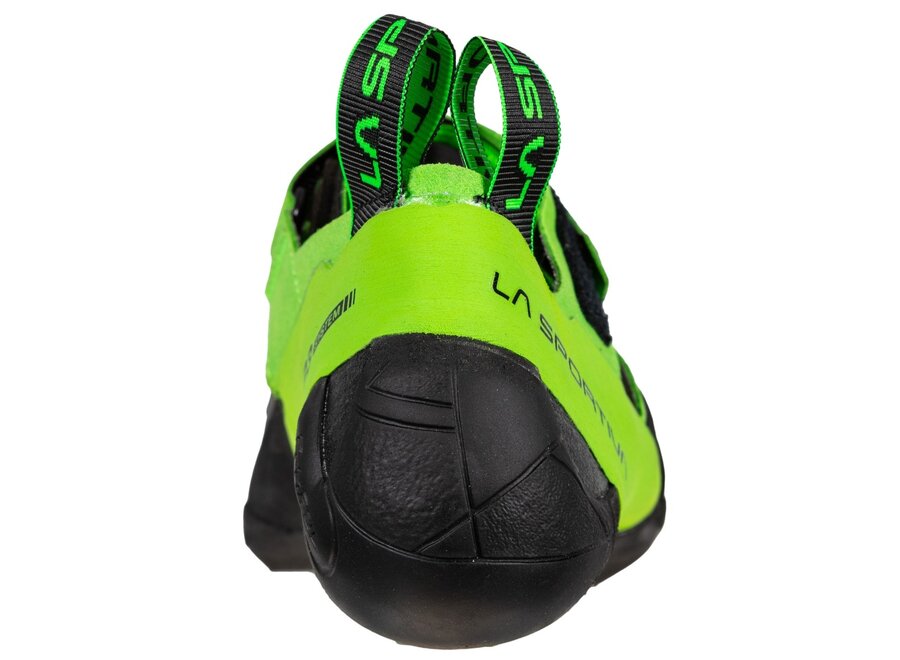 La Sportiva Skwama Vegan Rock Climbing Shoe Black/Flash Green
