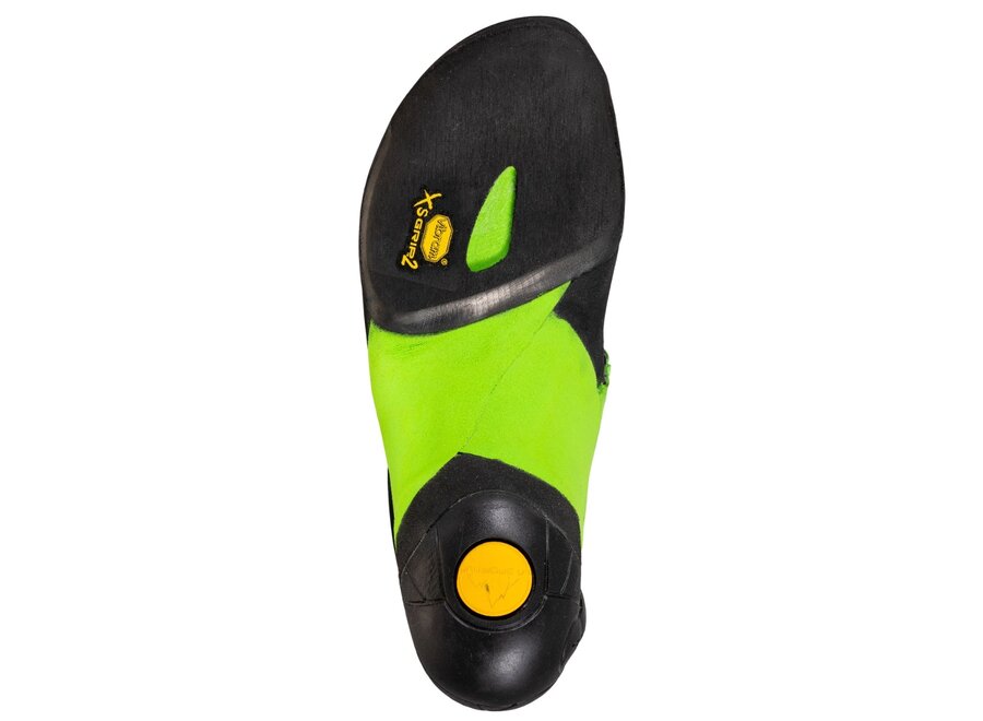 La Sportiva Skwama Vegan Rock Climbing Shoe Black/Flash Green