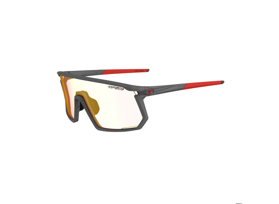 Tifosi Moab Satin Vapor Frame Clarion Red Fototec Variable Tint Lens