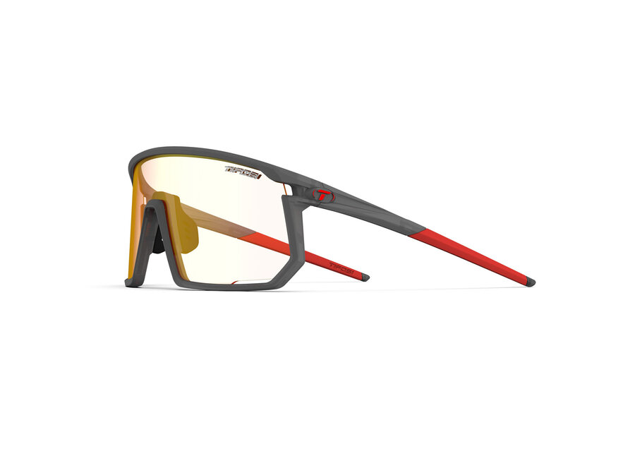 Tifosi Moab Satin Vapor Frame Clarion Red Fototec Variable Tint Lens