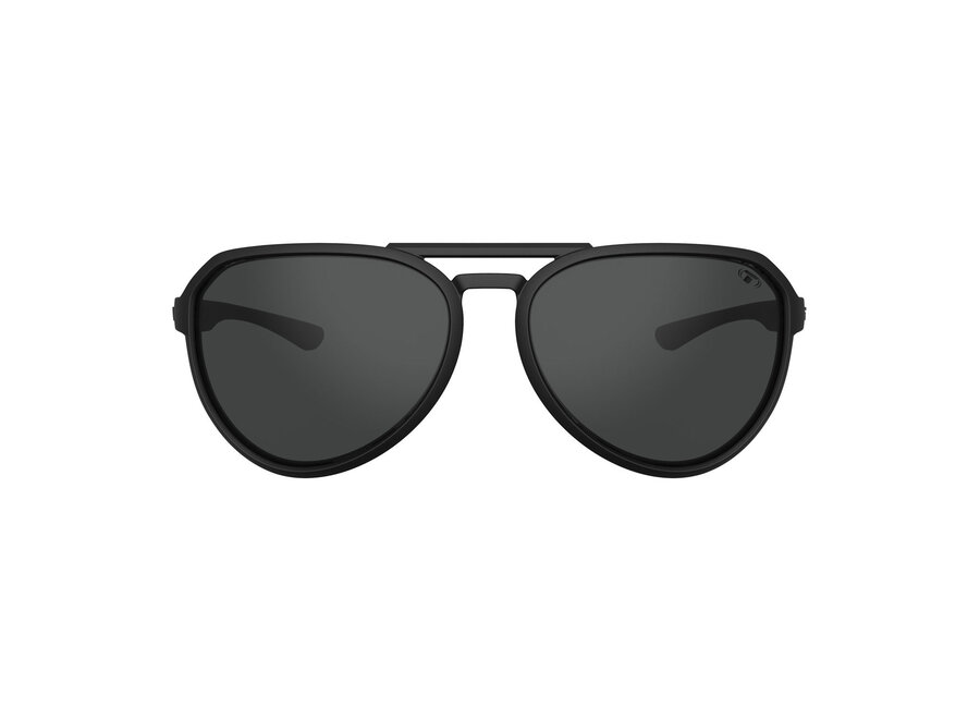 Tifosi Selca Blackout Frame Smoke Tint Lens Sunglasses