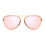 Tifosi Selca Crystal Brown Frame Pink Mirror Lens Sunglasses