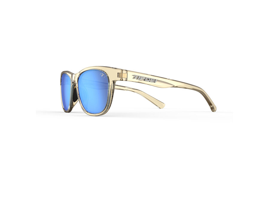 Tifosi Swank Golden Ray Frame Sky Blue Mirror Lens Sunglasses