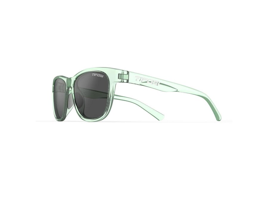 Tifosi Swank Bottle Green Frame Smoke Tint Lens Sunglasses