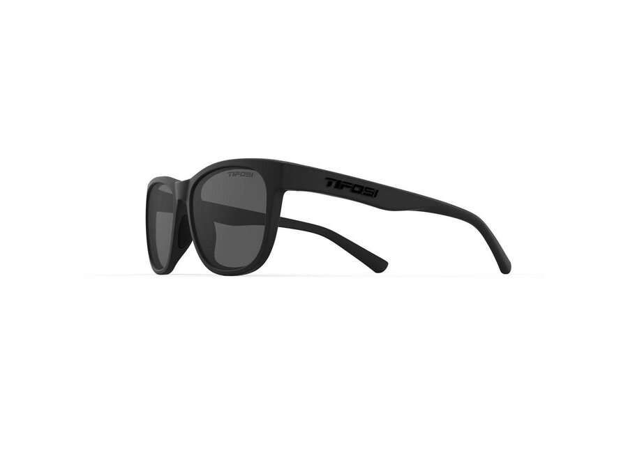 Tifosi Swank Blackout Frame Smoke Tint Lens Sunglasses