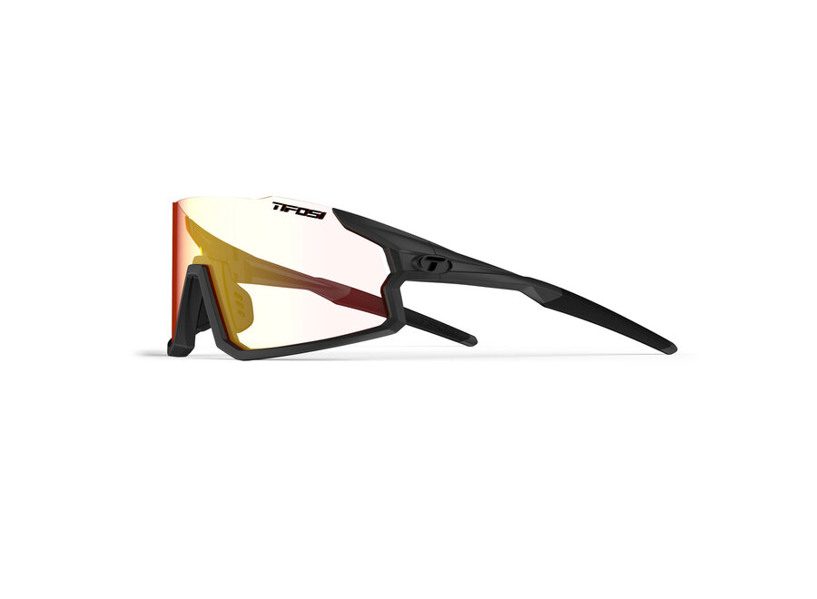 Tifosi Stash Matte Gunmetal Frame Red Fototec Sunglasses