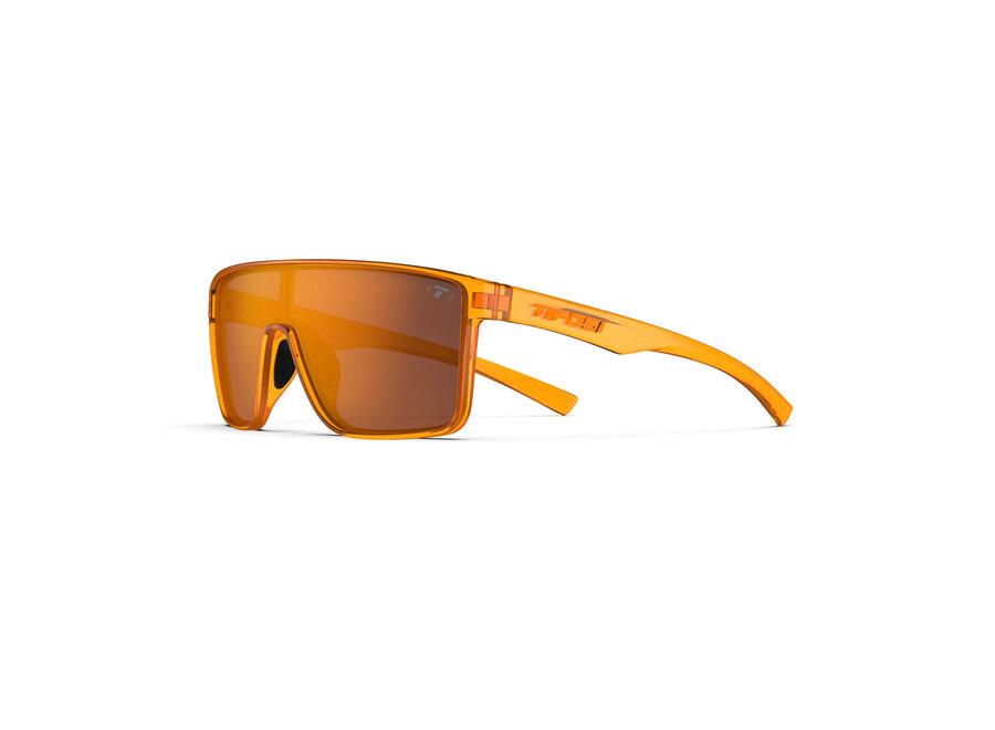 Tifosi Sanctum Amber Blaze Frame Atomic Orange Mirror AR Lens Sunglasses