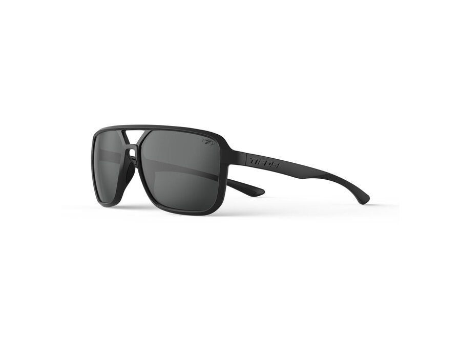 Tifosi Salto Blackout Frame Smoke Tint Lens Sunglasses