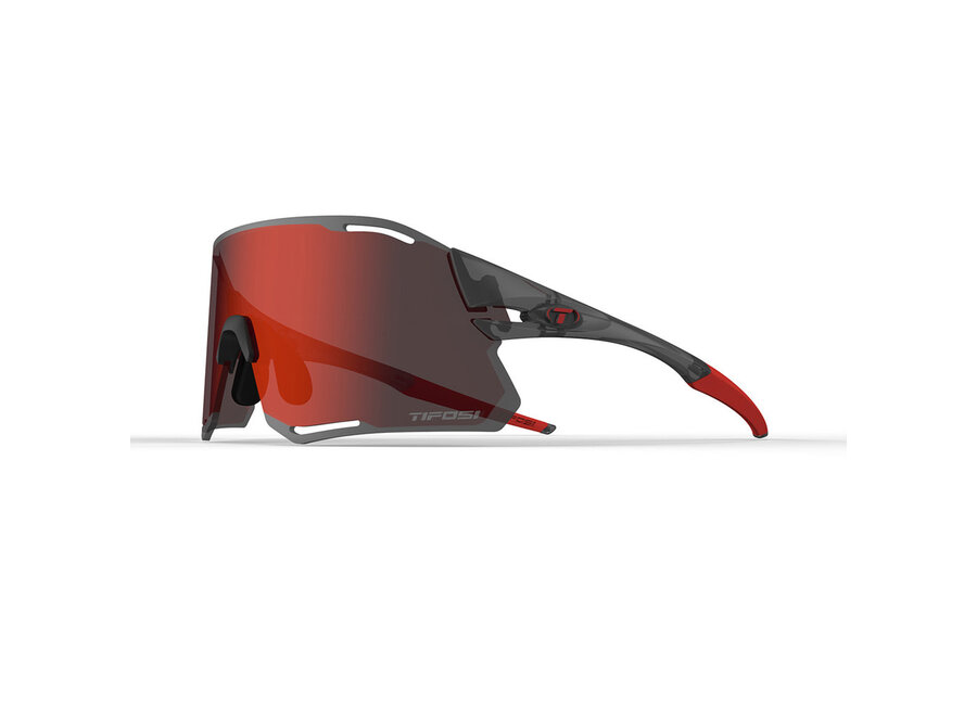 Tifosi Rail Race Satin Vapor Frame Red Interchangeable Sunglasses