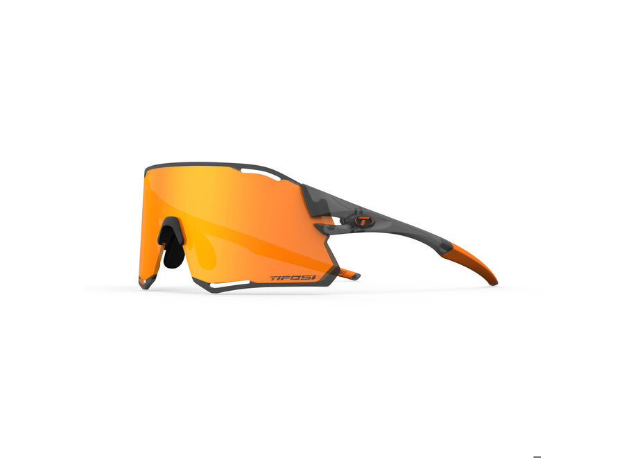 Tifosi Rail Race Satin Vapor Frame Orange Interchangeable Sunglasses