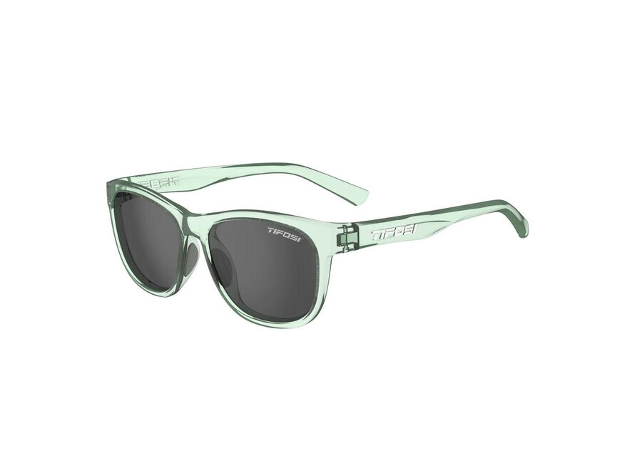 Tifosi Swank Bottle Green Frame Smoke Tint Lens Sunglasses