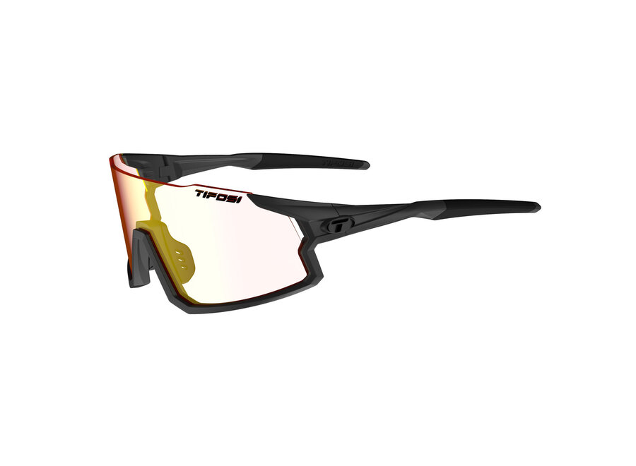 Tifosi Stash Matte Gunmetal Frame Red Fototec Sunglasses